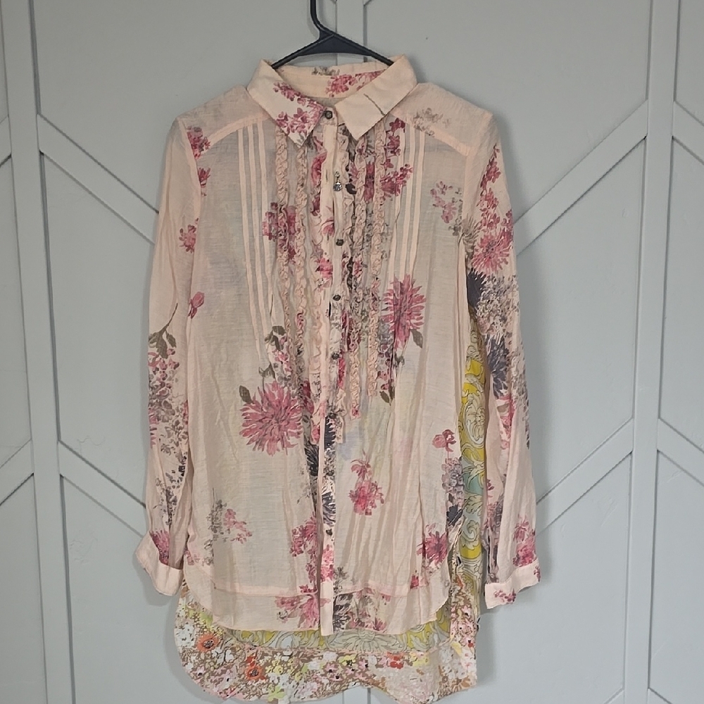 Floral Pink Women's Top